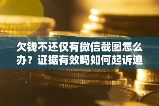 济南欠钱不还仅有微信截图怎么办？证据有效吗如何起诉追回欠款？