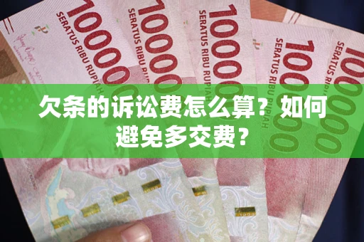 济南欠条的诉讼费怎么算？如何避免多交费？