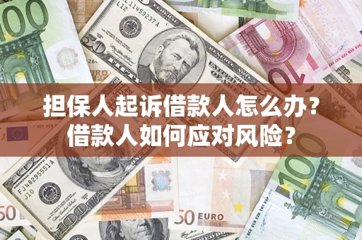 济南担保人起诉借款人怎么办？借款人如何应对风险？