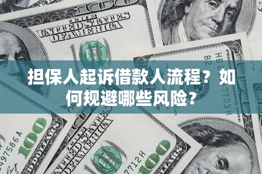 济南担保人起诉借款人流程？如何规避哪些风险？