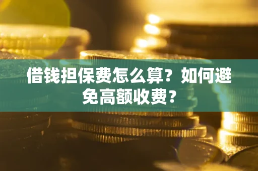 济南借钱担保费怎么算？如何避免高额收费？